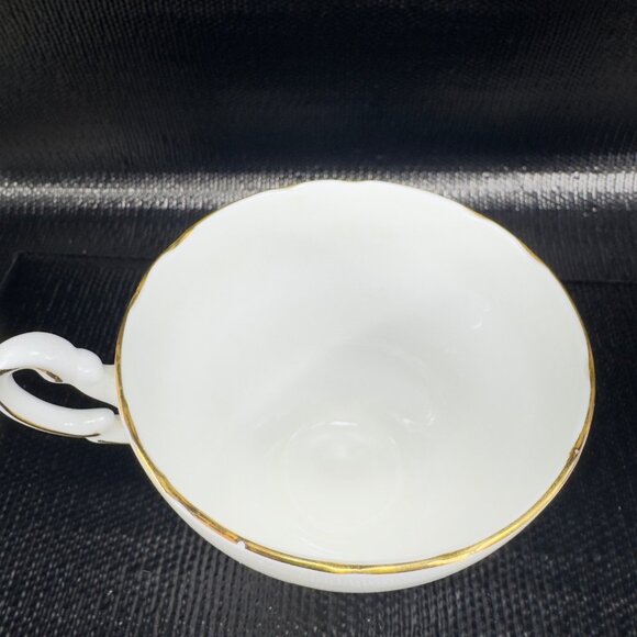 Vintage Regency Teacup Saucer Set Floral Pattern Bone China Made In England VTG - Picture 12 of 15